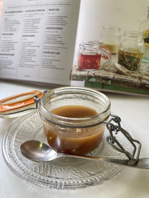 Aderezo de soja y sésamo león